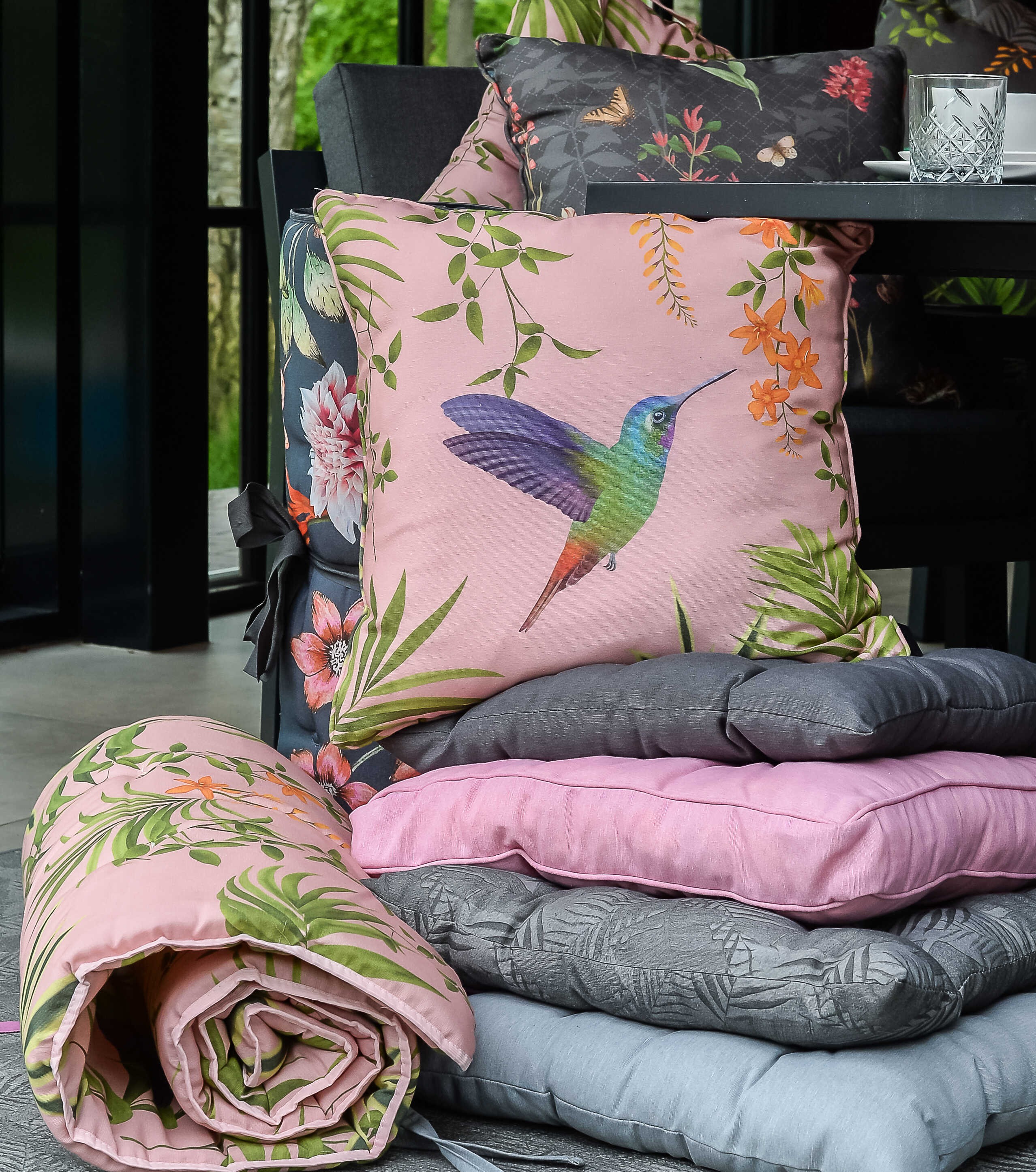 Outdoor textil na terasu a zahradu