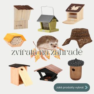 Zvířata na zahradě 🦔🐦‍⬛🐝🐿️ Dopřejte útočiště ptáčkům, ježkům, veverkám i hmyzu – stylově a s ohledem na přírodu. Vyberte...