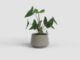 Květináč AURORA, 17cm, keramika, šedá|TAUPE  (ZAC-848502)