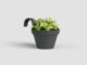 Květináč CAPRI, balkonový, 20cm, plast, tm.šedá|ANTHRACITE  (ZAP-825237)
