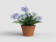 Květináč MANUEL pr.26x24cm, NATURAL, terakota  (ZAT-T0000MAN02640004)