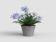 Květináč MANUEL pr.26x24cm, VULCANO, terakota  (ZAT-T0000MAN02640204)