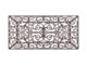 Litinová rohožka obdélníková, ornament, V  (ZEE-LH38)
