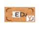 Rohožka PIY, písmena, 60x40x1,5cm  (ZEE-RB256)