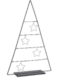 Stromek kovový s hvězdami, černá, 45x12x69,5 * - Popis se pipravuje - mono na dotaz