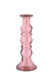 Svícen, pr.9x22cm, růžová - Elegantn svcny z recyklovanho skla. Krsa spojen s udritelnost. Prozkoumejte nai kolekci jet dnes!