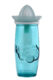 Sklenice s odšťavňovačem JUICE, 0,55L, sv. modrá - Krsn sklenice zECO produkt VIDRIOS SAN MIGUEL 100% spotebitelsky recyklovan sklo s certifikac GRS.