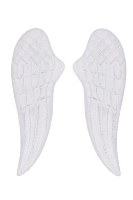 Dekorace křídla, bílá, 23x30x1,7cm, ks  (EGO-216046)