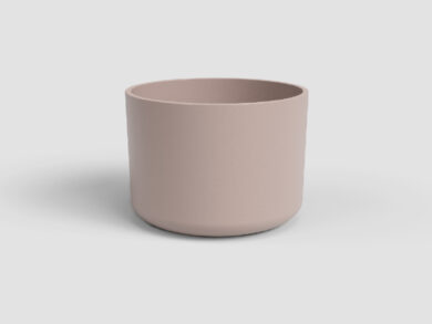 Květináč JUNO, 14cm, keramika, sv.růžová|LIGHT PINK  (ZAC-848731)