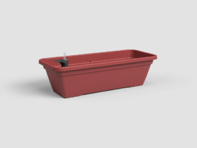 Truhlík VENEZIA, samozavlažovací, 60cm, plast, červená|DARK RED  (ZAP-822410)