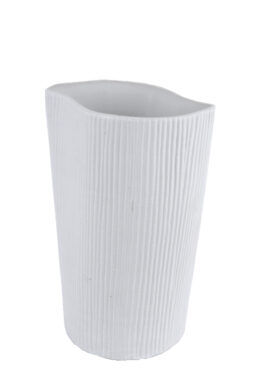 Váza v.28, bílá, WHALE  (ZDM-AAR4059WH)
