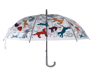 Deštník průhledný déšť cats & dogs  (ZEE-TP382)