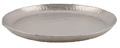 Talíř dekorační, stříbrná, pr. 33cm  (ZGE-21902489)