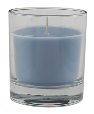 Svíčka ve skle SILEA DOVE, pr. 8cm, modrá  (ZKA-336042180)
