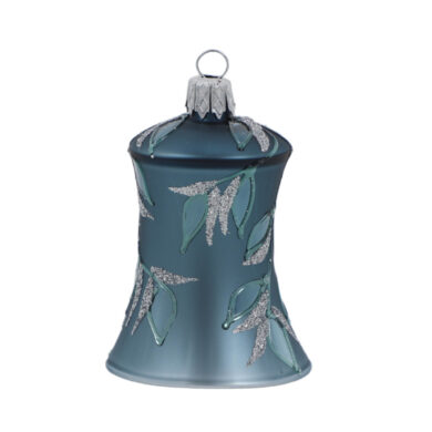 Ozdoba vánoční zvonek, modrá, 5,5cm  (ZOZ-212057)
