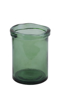 Váza SIMPLICITY, rovná, 28cm, zelená  (ZSM-4749DB622)
