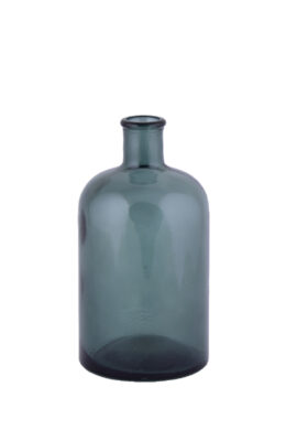 Láhev|váza GLOSSY, pr.7x14cm|0,3L, zeleno šedo modrá  (ZSM-5714DB751)