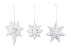 Dekorace hvězda FLAKES LED, keramika, bílá, 13x13x4cm, 3T - Kouzelné vánoční dekorace pro dokonalou atmosféru.
