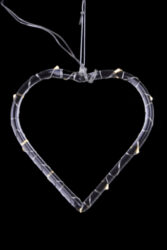 Ozdoba srdce LED, V - Popis se připravuje - možno na dotaz