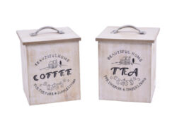 Box dřevěný - Tea & Coffee, 2T - Popis se připravuje - možno na dotaz