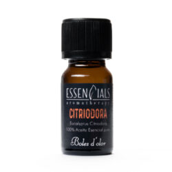 Esence vonná 10 ml. Citriodora - 100% esenciální olej pro difuzéry: vášnivá a povzbuzující vůně Boles d’Olor. Přírodní silice, šetrné k životnímu prostředí.