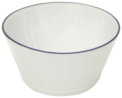 Miska 14cm|0,45L, BEJA, bílá&modrá - Krásná a zároveň praktická miska jako doplněk každé kuchyně.