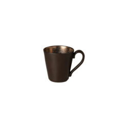 Šálek na kávu s podšálkem 0,09L, LAGOA, černá|Metal - Hrnky a lky COSTA NOVA. Portugalsk kamenina, odoln, bezpen, ekologick. Rzn tvary, barvy, vzory. Ideln na kvu, espresso, cappuccino, lungo, aj, kakao a dal.