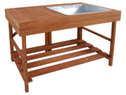 Pěstitelský stůl, dřevěný - Zahradn stoly a stolky Esschert Design: originln, kvalitn, funkn. Lad s prodou i vam stylem. Odoln, snadno udriteln.