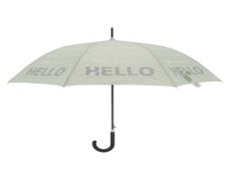 Deštník s reflexními prvky, Hello - Detnky Esschert Design: praktick, stylov, originln. Rzn motivy, barvy, funkce. Uijte si prochzku v deti ve stylu.
