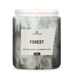Svíčka s 1-knotem 0,2 KG FOREST, aromatická v dóze KP - Vonné svíčky ve skle s plechovým šroubovacím uzávěrem, jedním knotem a délkou hoření více jak 45 hodin.