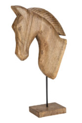 Hlava koně na stojánku, přírodní, 54x26x12cm - Popis se pipravuje - mono na dotaz