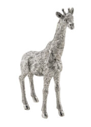 Žirafa, stříbrná, 15,5x5,8x25,5cm - Objevte irokou kolekci stojatch dekorac pro v domov. Kvalitn materily a originln design. Inspirujte se na naem e-shopu.