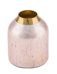 Váza kovová, růžová, pr. 8cm - Vzyasklenicezeskla,keramikyakovujsou krsnvnon dekorace. Vyberte si z rznch styl, barev a tvar. Objednejte si jet dnes!