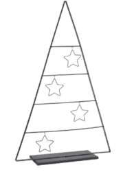 Stromek kovový s hvězdami, černá, 45x12x69,5 * - Popis se připravuje - možno na dotaz