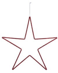 Závěs hvězda korálková, červená, 80x80x1cm - Zvsn dekorace z kvalitnch materil pro oiven interiru. Npadit, originln a udriteln. Skvl drek i dekorace. Objednejte si jet dnes!