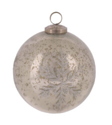Ozdoba koule skleněná Sněhová vločka, 13x13x13cm, - Objevte irokou kolekci dekorac pro v domov. Kvalitn materily a originln design. Inspirujte se na naem e-shopu.