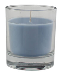 Svíčka ve skle SILEA DOVE, pr. 8cm, modrá - Krásná dekorativní svíčka