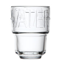VERRE A EAU BOSTON MOTIF WATER - Elegantn sklenice s npisem.
