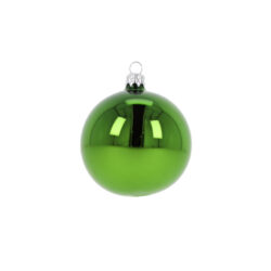 Ozdoba vánoční, koule UNI, zelená/lahvová, 8cm - Popis se pipravuje - mono na dotaz