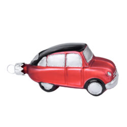 Ozdoba vánoční, auto Tatra 603, červená/matná, ?cm - Popis se připravuje - možno na dotaz