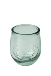 Sklenice WATER, 0,4L, sv. zelená - Krsn sklenice zECO produkt VIDRIOS SAN MIGUEL 100% spotebitelsky recyklovan sklo s certifikac GRS.