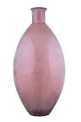 Váza ARES, 59cm|17,5L,  růžová - Krásná váza z ECO produktů VIDRIOS SAN MIGUEL 100% spotřebitelsky recyklované sklo s certifikací GRS.