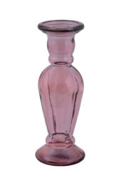 Svícen ANADIR, 30cm|0,8L, růžová - Krsn svcen zECO produkt VIDRIOS SAN MIGUEL 100% spotebitelsky recyklovan sklo s certifikac GRS.