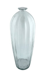 Váza ETNICO, 56cm, čirá - Krsn vza zECO produkt VIDRIOS SAN MIGUEL 100% spotebitelsky recyklovan sklo s certifikac GRS.