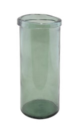 Váza SIMPLICITY, rovná, 36cm, zeleno šedá - Krsn vza zECO produkt VIDRIOS SAN MIGUEL 100% spotebitelsky recyklovan sklo s certifikac GRS.