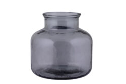 Váza, pr.24x23cm|6L, tmavě kouřová - Krsn vza zECO produkt VIDRIOS SAN MIGUEL 100% spotebitelsky recyklovan sklo s certifikac GRS.