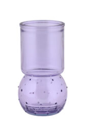 Váza, pr.9,5x17cm|0,7L, fialová - Krsn vza zECO produkt VIDRIOS SAN MIGUEL 100% spotebitelsky recyklovan sklo s certifikac GRS.