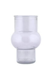 Váza JAVEA, pr.11x17cm|0,72L, čirá - Krásná váza z ECO produktů VIDRIOS SAN MIGUEL 100% spotřebitelsky recyklované sklo s certifikací GRS.