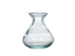 Láhev|váza, pr.7x11cm|0,15L, čirá - Krsn vza zECO produkt VIDRIOS SAN MIGUEL 100% spotebitelsky recyklovan sklo s certifikac GRS.