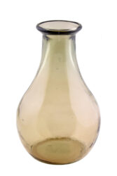 Váza LISBOA, 31cm, lahvově hnědá|kouřová - Krsn vza zECO produkt VIDRIOS SAN MIGUEL 100% spotebitelsky recyklovan sklo s certifikac GRS.